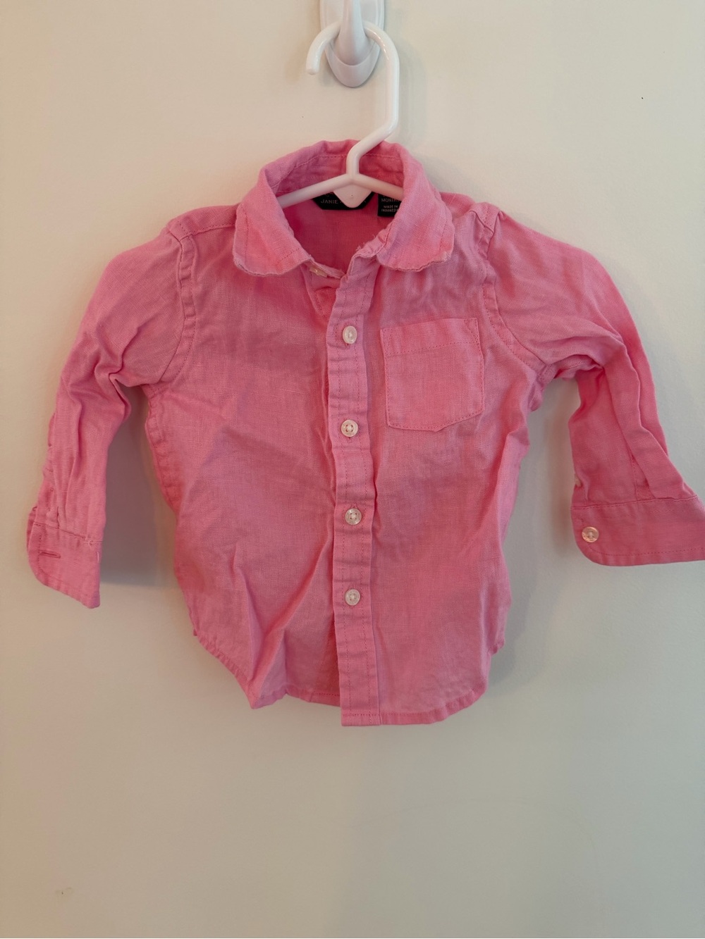 Janie and Jack Pink Button-Down Shirt for Kids